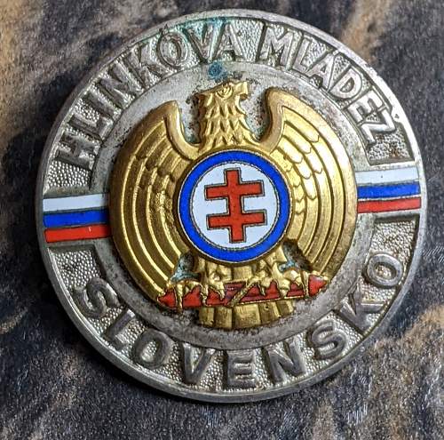 Hlinkova Mladez&quot; &quot;Slovensko&quot;Youth badge ?