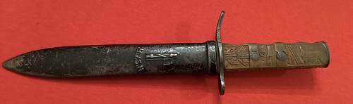 1935 MVSN Fighting Knife ….Personalized