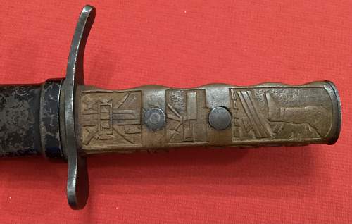 1935 MVSN Fighting Knife ….Personalized