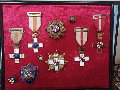 Little collection of Spanish medals