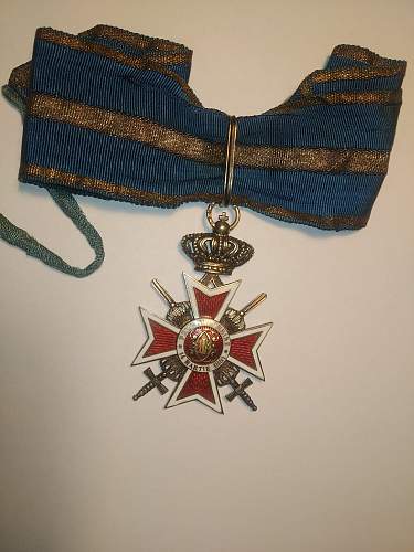 Order of the Crown of Romania Real or Fake?