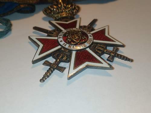 Order of the Crown of Romania Real or Fake?