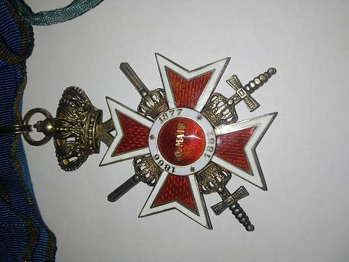 Order of the Crown of Romania Real or Fake?