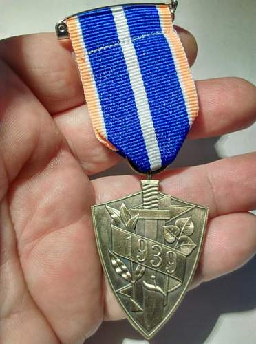 Slovak medal &quot;Za Obranu Slovenska&quot;