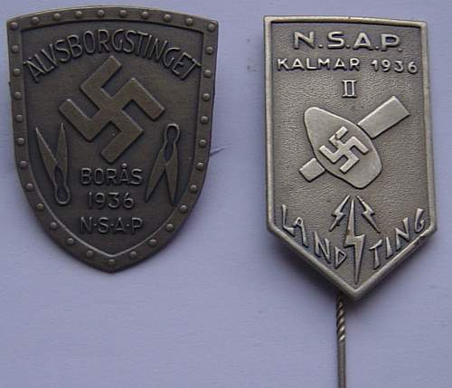 Rare Swedish NSAP items