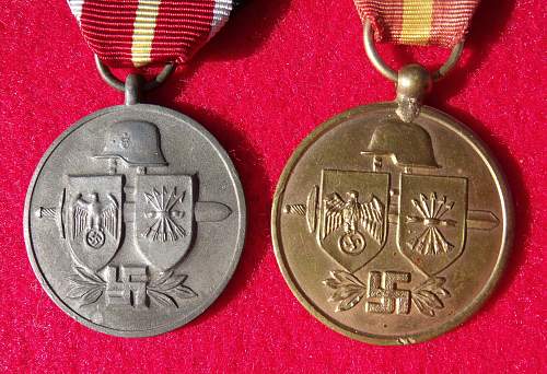 WW2 Spanish Medal VOL in Russia