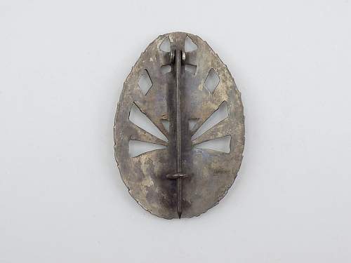 Slovakia Eastern Front Service Honor Badge fake or original