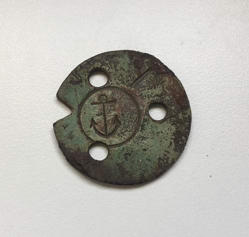 Unknown object, possible ID tag of some sort?