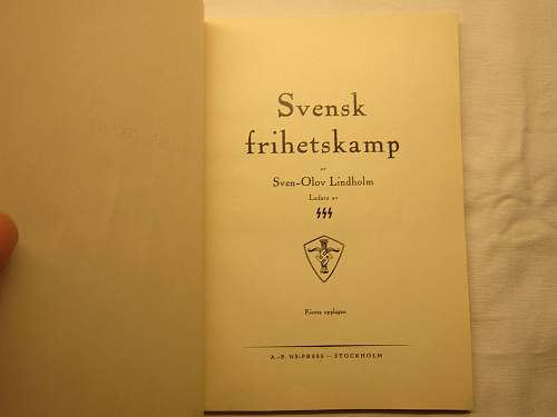 Rare Swedish NSAP items