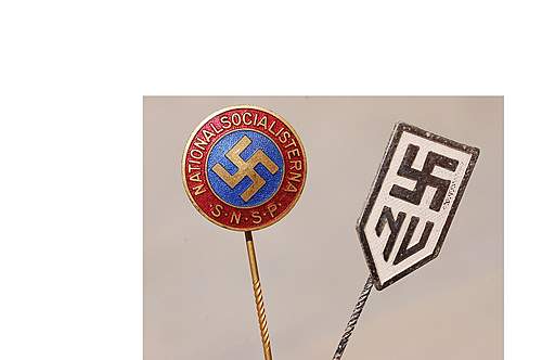 Sweden SNSP party pins