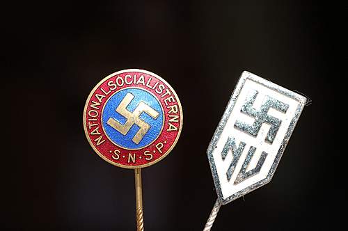 Sweden SNSP party pins