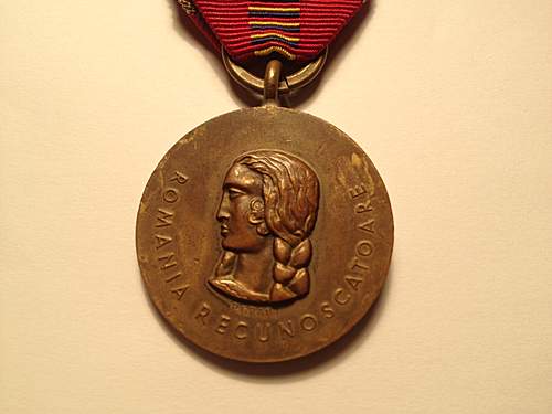 Romanian Crusade Against Communism Medal 1942-1944