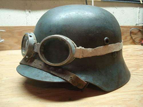 Hungarian M35 Civil Defence Steel Helmet