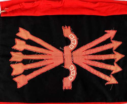 Spanish Civil War Falange Fascist Flag