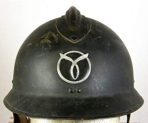 M1926 Adrian steel helmet French Vichy Milice