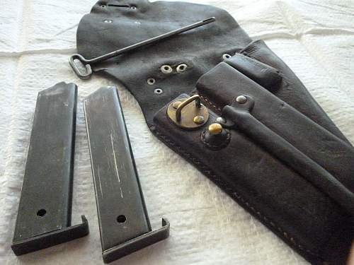 Swedish ammunition belt and pistol holster