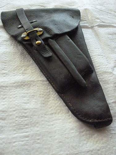 Swedish ammunition belt and pistol holster