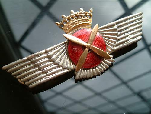 SPANISH FRANCO ???? Pilots badge ...exact period of manurfacture help required ...