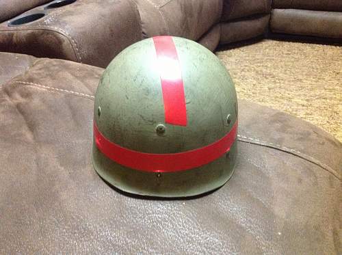 unusual m1 helmet liner-HELP