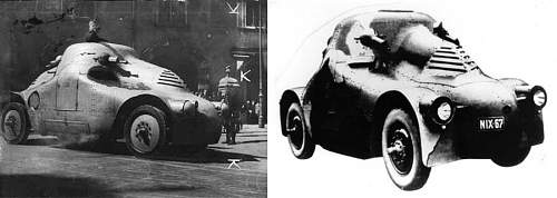 Tiznaos - improvised armoured cars Spanish civil war