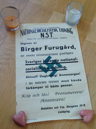 Rare Swedish NSAP items