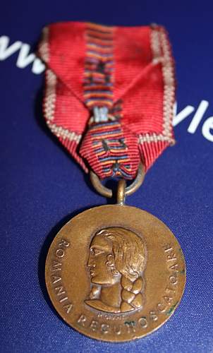 Romanian Crusade Against Communism Medal 1942-1944