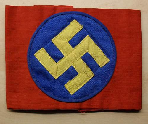 Swedish nazi armband pre ww2