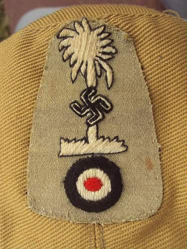 WW2 TROPICAL m43 CAP ITALIAN MADE ???