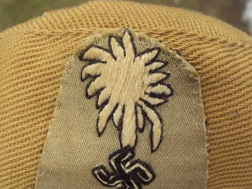 WW2 TROPICAL m43 CAP ITALIAN MADE ???