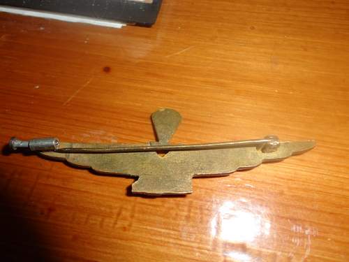 1935-1943 Italian Paratrooper Brass Badge