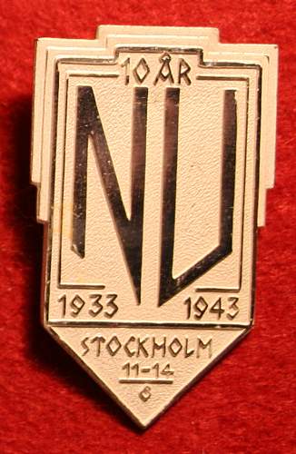 Rare Swedish NSAP items