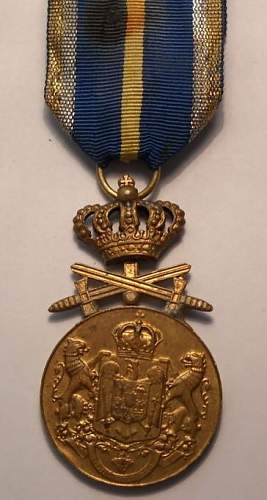 Romanian loyal service medal