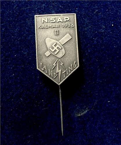 Rare Swedish NSAP items