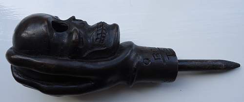Chetnik Skull in Hand Artefact