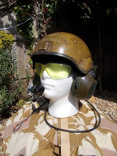 British Combat vehicle crewman's helmet