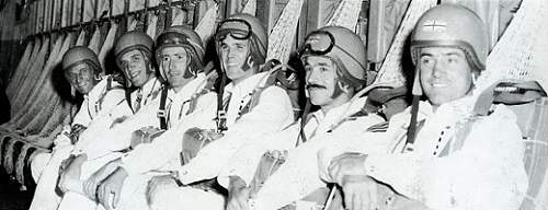 Helmet Parachutists, RAF instructors display team helmet