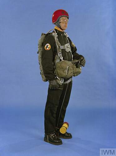 Helmet Parachutists, RAF instructors display team helmet