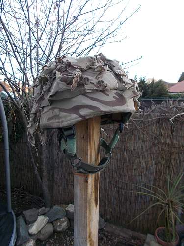 British Mk7 helmet covers