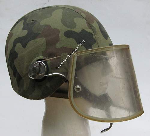 Polish visor'd Moratex