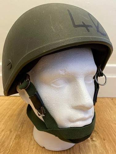 Production run and maker of British lightweight Para helmets?