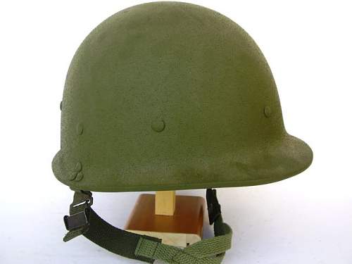 SOUTH KOREAN version of the IRAQI M80 ballistic helmet with leaf camo cover