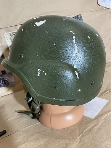 Unidentified helmets acquired from Wagnerites in Eastern Ukraine