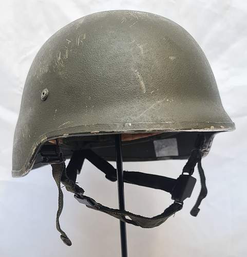 German  &quot;Two-Layer Helmet Steel/Aramid GH III&quot; Troop Trial - Truppenversuch