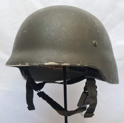 German  &quot;Two-Layer Helmet Steel/Aramid GH III&quot; Troop Trial - Truppenversuch