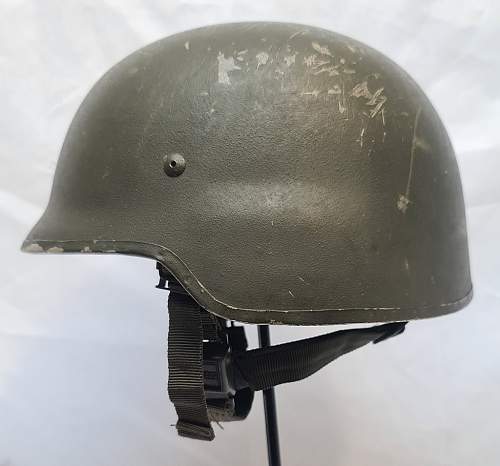 German  &quot;Two-Layer Helmet Steel/Aramid GH III&quot; Troop Trial - Truppenversuch