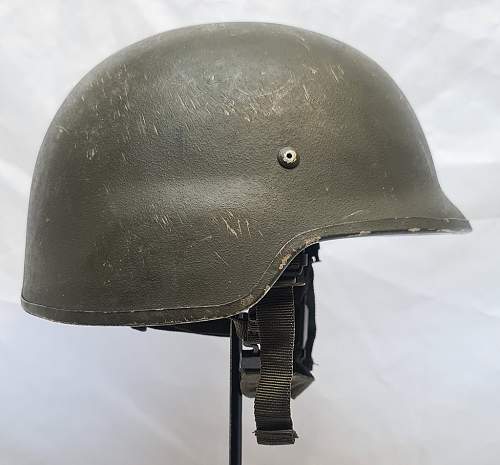 German  &quot;Two-Layer Helmet Steel/Aramid GH III&quot; Troop Trial - Truppenversuch