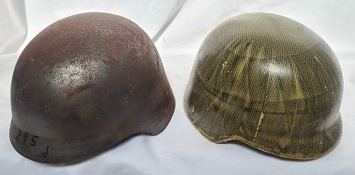 German  &quot;Two-Layer Helmet Steel/Aramid GH III&quot; Troop Trial - Truppenversuch