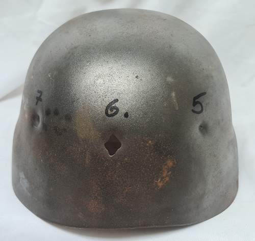 German  &quot;Two-Layer Helmet Steel/Aramid GH III&quot; Troop Trial - Truppenversuch