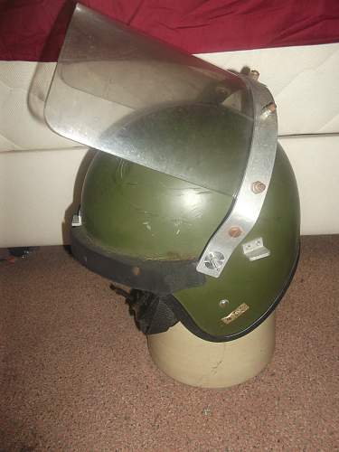 British Army Northern Ireland Riot Helmet