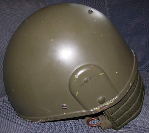 Early Production British GS Mk6 Helmet &amp; Nape Protector.